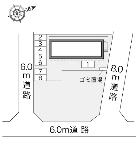 ★手数料０円★宇都宮市城東　月極駐車場（LP）